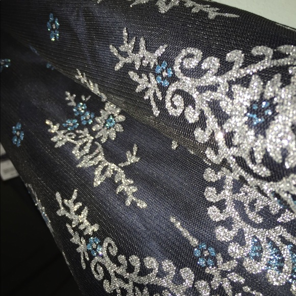 A beautiful navy blue Special Editions Dress. - Picture 2 of 8